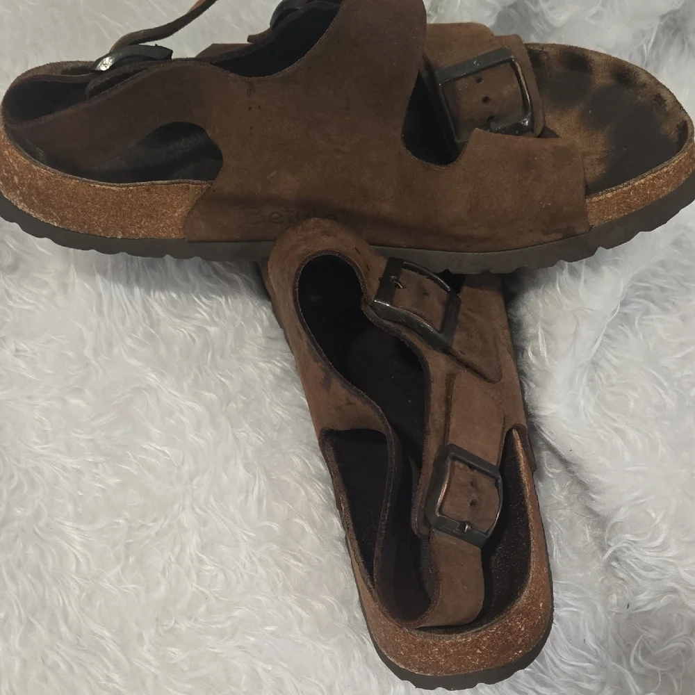 👣 Betula‎ by Birkenstock Suede Sandals – Double Strap Comfort Slide